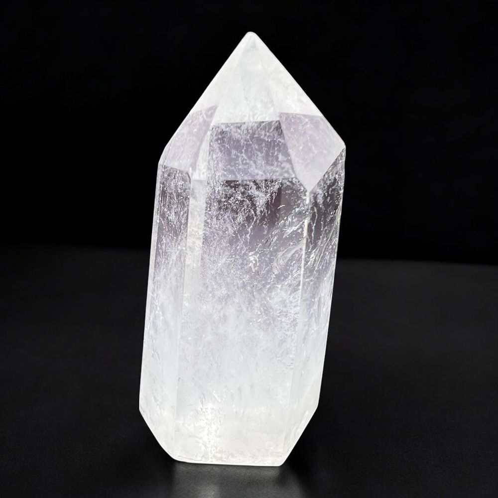 Clear Quartz‎ Crystal Obelisk Meditation Tower